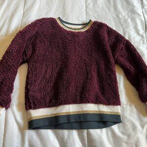 Matilda Jane Clothing Girls Size 8 EUC Fuzzy Wuzzy Sweatshirt